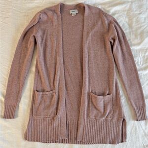 Old Navy Mauve Open-Front Cardigan